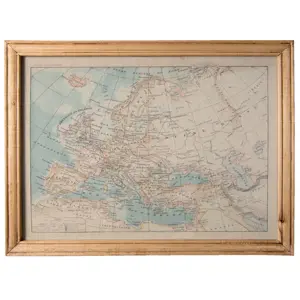 Produkt Obraz mapa Evropa - 65*2*50 cm Clayre & Eef