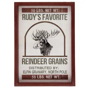 Produkt Obraz Sob Reindeer grains - 27*3*37 cm Clayre & Eef