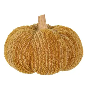 Produkt Oranžová látková dekorace dýně Pumpkin L - Ø 15*12 cm  Clayre & Eef