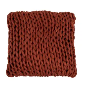 Produkt Pletený vínový polštář Tricot - 40*40 cm J-Line by Jolipa