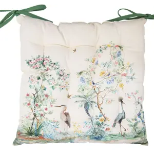 Produkt Podsedák s výplní Birds in Paradise - 40*40 cm Clayre & Eef