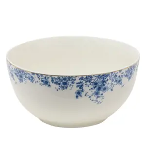 Produkt Porcelánová miska s modrými květy Blue Flowers - Ø 14*7 cm / 500ml Clayre & Eef