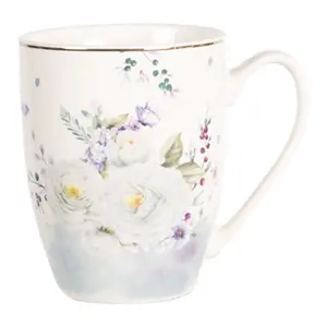 Produkt Porcelánový hrneček Butterfly - 0.36L Clayre & Eef