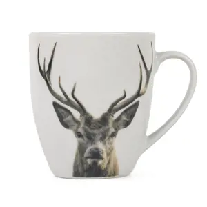 Porcelánový hrnek s jelenem Red Deer - 12*9*10cm/0,4L Mars & More