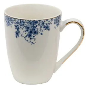 Produkt Porcelánový hrnek s modrými květy Blue Flowers - 12*9*11 cm / 330ml Clayre & Eef