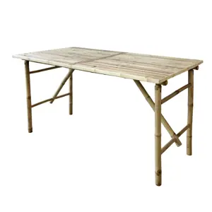 Produkt Přírodní bambusový stůl Bamboo Lyon - 150*80*76 cm Chic Antique