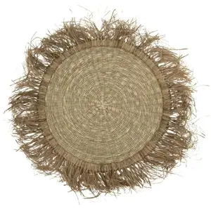 Produkt Přírodní kulatý koberec z mořské trávy s třásněmi - Ø 90cm Mars & More