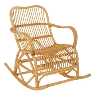 Produkt Přírodní ratanové houpací křeslo Ello Rattan - 68*103*87 cm J-Line by Jolipa