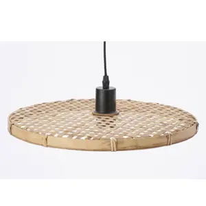 Produkt Přírodní ratanové světlo Paloma s výpletem - Ø 40*3 cm / E27 Light & Living