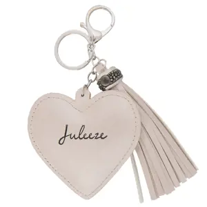 Produkt Přívěsek na klíče Heart tassel white Juleeze