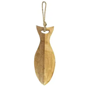 Produkt Prkénko ve tvaru ryby z mangového dřeva Mango wood Fish - 14*1.5*37cm Mars & More