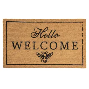 Produkt Rohožka z kokosových vláken Hello Welcome - 75*45*1 cm Clayre & Eef