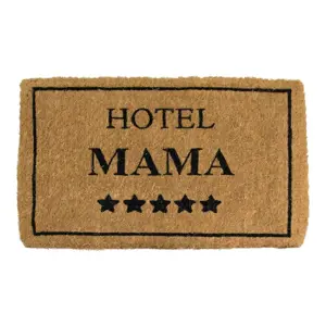 Ručně vyrobená rohožka z kokosových vláken Hotel Mama  - 75*45*4cm Mars & More