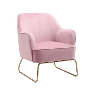 Produkt Růžové sametové křesílko Firenze pink - 65*75*80cm Collectione