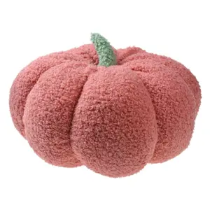 Produkt Růžový dekorační polštář ve tvaru dýně Pumpkin - Ø 28*18 cm  Clayre & Eef