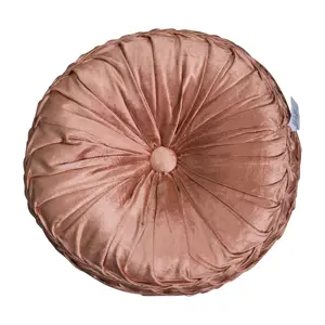 Produkt Růžový kulatý sametový polštář Rosa - Ø 40cm Mars & More