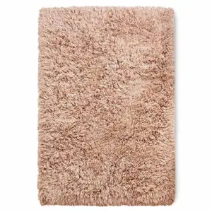 Růžový nadýchaný vlněný koberec Fluffy rug soft pink - 200*300 cm HKLIVING