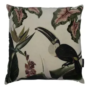 Produkt Sametový polštář exotic Toucan - 45*45*10cm Mars & More