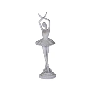 Produkt Šedá antik dekorace Ballerina - 25*26*82 cm Chic Antique