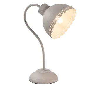 Produkt Šedá stolní lampa Ancient - 15*25*35 cm Clayre & Eef