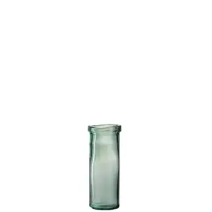 Skleněná zelená váza Vase  Virgine M - Ø  12*28 cm J-Line by Jolipa