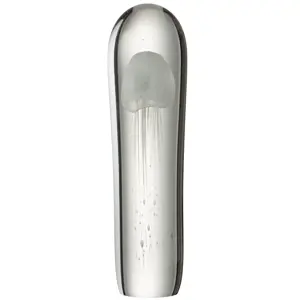 Skleněné těžítko s bílou medúzou L - 11,5*11,5*40,5 cm J-Line by Jolipa
