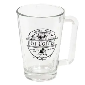 Skleněný hrnek Hot Coffee - 11*8*12 cm / 250 ml Clayre & Eef