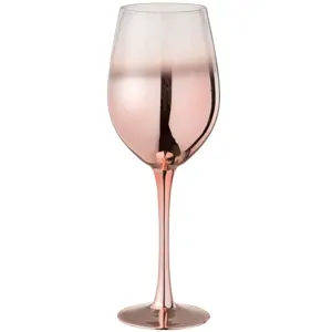 Produkt Sklenička na víno Copper Glass - Ø 9*26 cm J-Line by Jolipa