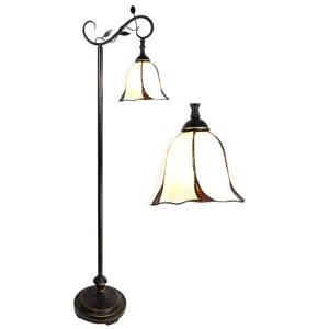 Produkt Stojací lampa Tiffany Brown - 36*25*152 cm Clayre & Eef