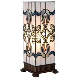 Produkt Stolní lampa Tiffany - 18*45 cm 1x E27 / Max 40W Clayre & Eef