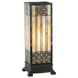 Produkt Stolní lampa Tiffany - 18*45 cm 1x E27 / Max 60W Clayre & Eef