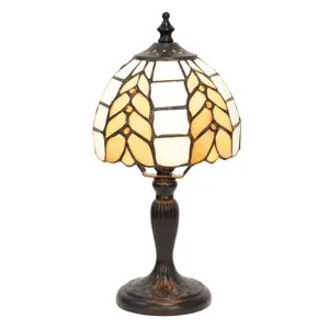 Stolní lampa Tiffany Anne - Ø 14*29 cm Clayre & Eef