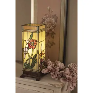 Produkt Stolní lampa Tiffany Cappa - 18*45 cm 1x E27 / Max 40W Clayre & Eef