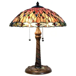 Produkt Stolní lampa Tiffany Dragon - Ø 45*56 cm Clayre & Eef