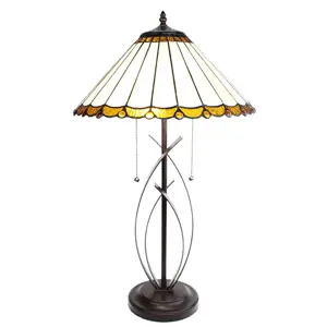 Produkt Stolní lampa Tiffany Elegant - 41*69 cm E27/max 2*60W Clayre & Eef