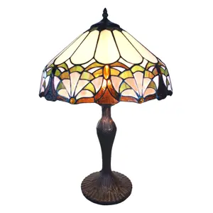 Produkt Stolní lampa Tiffany Ellinor - 41*41*59 cm Clayre & Eef