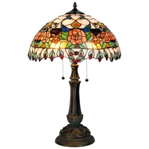 Produkt Stolní lampa Tiffany Grapevine - Ø 41*67 cm Clayre & Eef