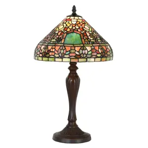 Produkt Stolní lampa Tiffany Kilie - 30x53 cm E27/max 1x60W Clayre & Eef