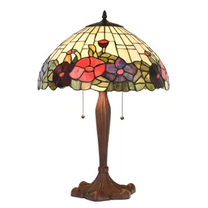 Produkt Stolní lampa Tiffany Loretta - 42x60 cm E27/max 2x60W Clayre & Eef