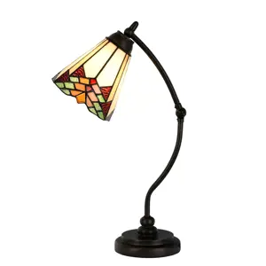 Produkt Stolní lampa Tiffany  Montaq -   Ø 26*50 cm 1x E14 / max 25w Clayre & Eef