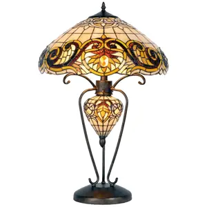 Stolní lampa Tiffany - Ø 46*76 cm Clayre & Eef