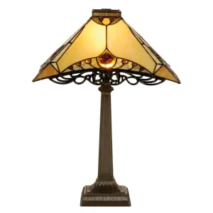 Produkt Stolní lampa Tiffany - Ø 50*49 cm 1x E14 Clayre & Eef