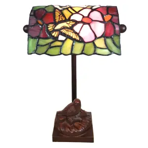 Produkt Stolní lampa Tiffany Oiseau - 15*15*33 cm Clayre & Eef