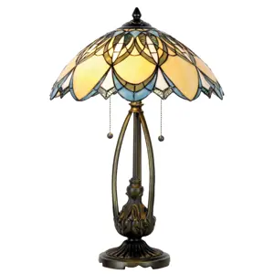 Produkt Stolní lampa Tiffany SUN - Ø 40*60 cm  Clayre & Eef