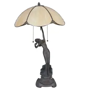 Produkt Stolní lampa Tiffany Woman -  Ø 41*70 cm Clayre & Eef