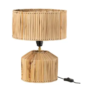 Stolní přírodní lampa z banánových listů Hanna Bannas  - Ø 35*30 cm/ E27/ 40W J-Line by Jolipa