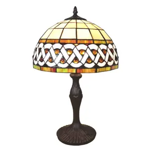 Produkt Stolní Tiffany lampa Nancy  - Ø 31*43 cm  Clayre & Eef