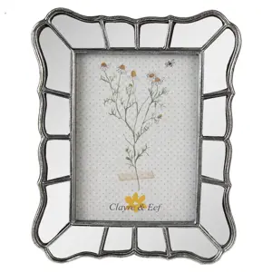 Produkt Stříbrný antik fotorámeček s patinou Dopio - 20*2*25 cm / 13*18 cm Clayre & Eef