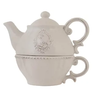 Produkt Tea for one Queen of birds - 18*12*16 cm Clayre & Eef