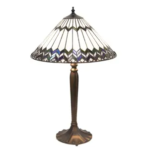 Produkt Tiffany stolní lampa Femma - Ø 40*62 cm Clayre & Eef